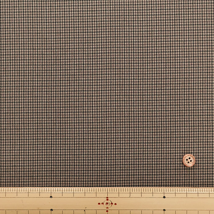 Polyester Wool-Like Fabric - Houndstooth - nomura tailor