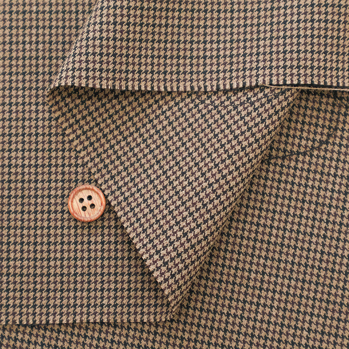 Polyester Wool-Like Fabric - Houndstooth - nomura tailor