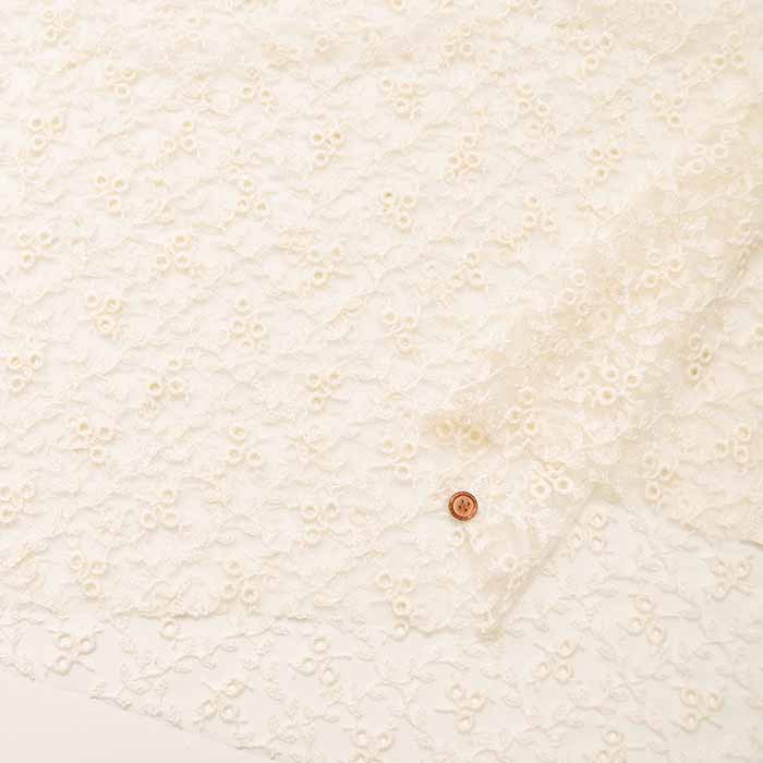 Nylon tulle lace fabric Flower - nomura tailor