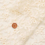 Nylon tulle lace fabric Flower - nomura tailor