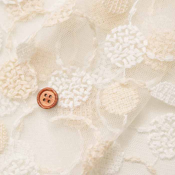 Nylon tulle lace fabric Circle - nomura tailor