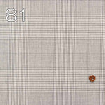 Linen and wool fabric Glen check - nomura tailor