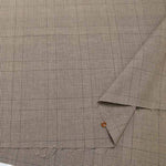 Linen and wool fabric Glen check - nomura tailor