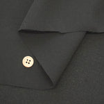 Polyester Formal Black Fabric- Plain - nomura tailor