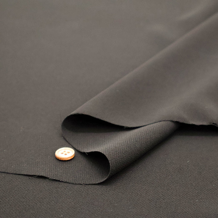Polyester Formal Black Fabric- Plain - nomura tailor