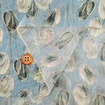 Made in Italy Polyester Georgette Inkjet Printed Fabric Flower - nomura tailor