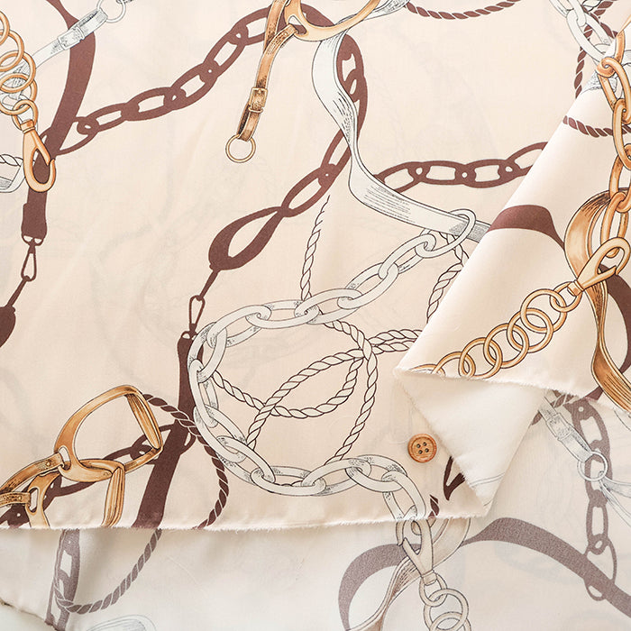 Made in Italy QUORUM - Silk Printed Fabric - Ring - nomura tailor