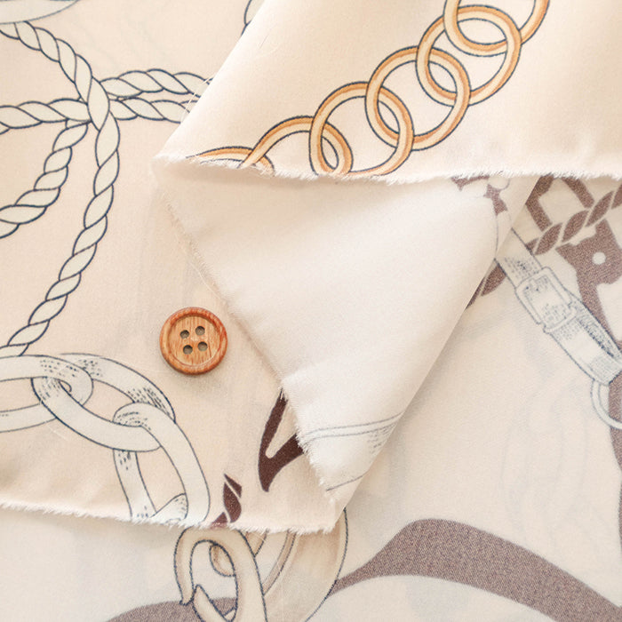 Made in Italy QUORUM - Silk Printed Fabric - Ring - nomura tailor