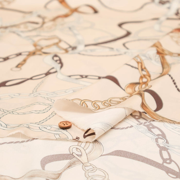 Made in Italy QUORUM - Silk Printed Fabric - Ring - nomura tailor