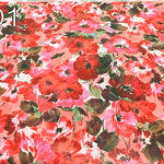 Made in Italy Polyester Georgette Inkjet Printed Fabric - Flower - nomura tailor