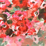 Made in Italy Polyester Georgette Inkjet Printed Fabric - Flower - nomura tailor