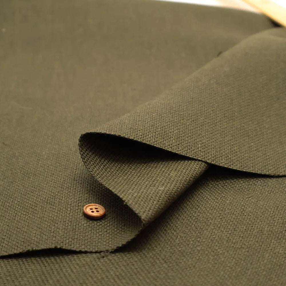 No.6 Linen Canvas Fabric - Plain - nomura tailor