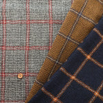 2/48 Wool Gauze Fabric - Check - nomura tailor