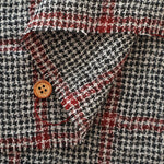 2/48 Wool Gauze Fabric - Check - nomura tailor