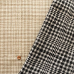 2/48 Wool Gauze Fabric - Check - nomura tailor