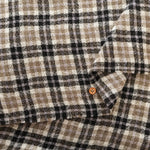 2/48 Wool Gauze Fabric - Check - nomura tailor