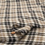 2/48 Wool Gauze Fabric - Check - nomura tailor