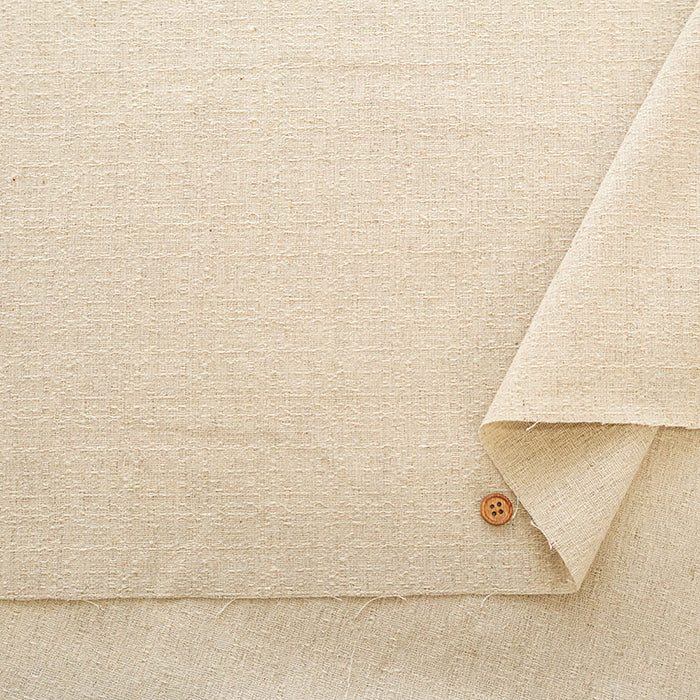Half-Linen バッキンガム Fabric - Plain - nomura tailor