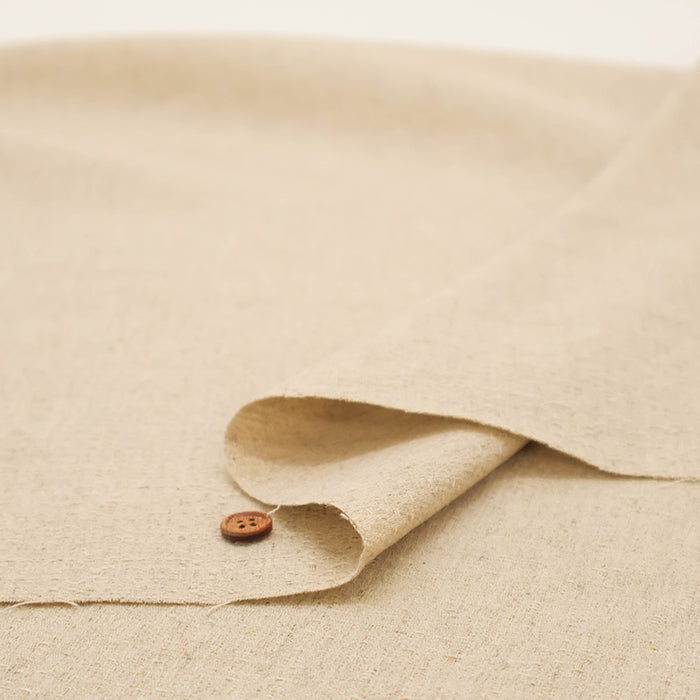 Half-Linen バッキンガム Fabric - Plain - nomura tailor