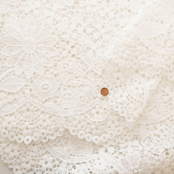Polyester Chemical Lace Fabric - nomura tailor