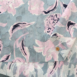 Cotton Cut Jacquard Print Fabric - Flower - nomura tailor