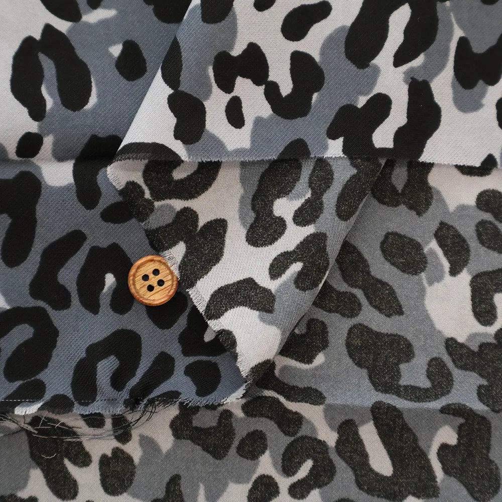 Polyester Royal Twill  Printed Fabric - Animal - nomura tailor