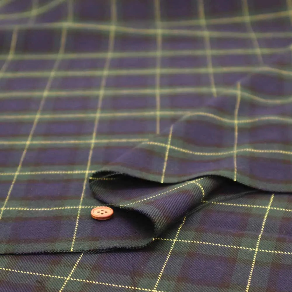 Made in China T/R Tartan Check Fabric - nomura tailor