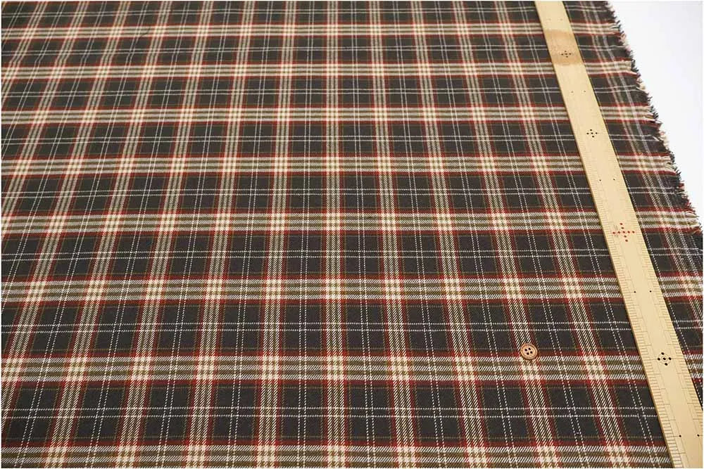 Made in China T/R Tartan Check Fabric - nomura tailor