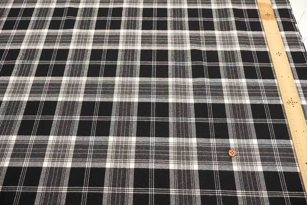 Made in China T/R Tartan Check Fabric - nomura tailor