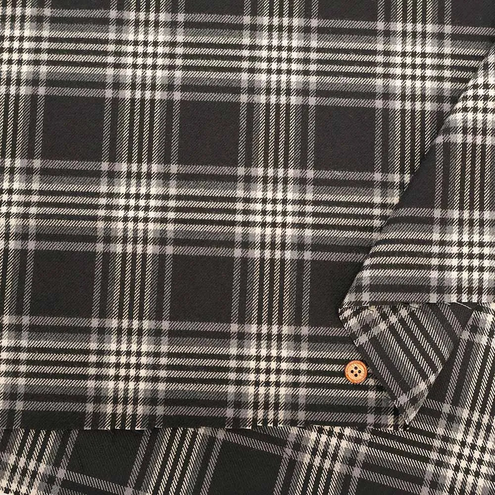 Made in China T/R Tartan Check Fabric - nomura tailor