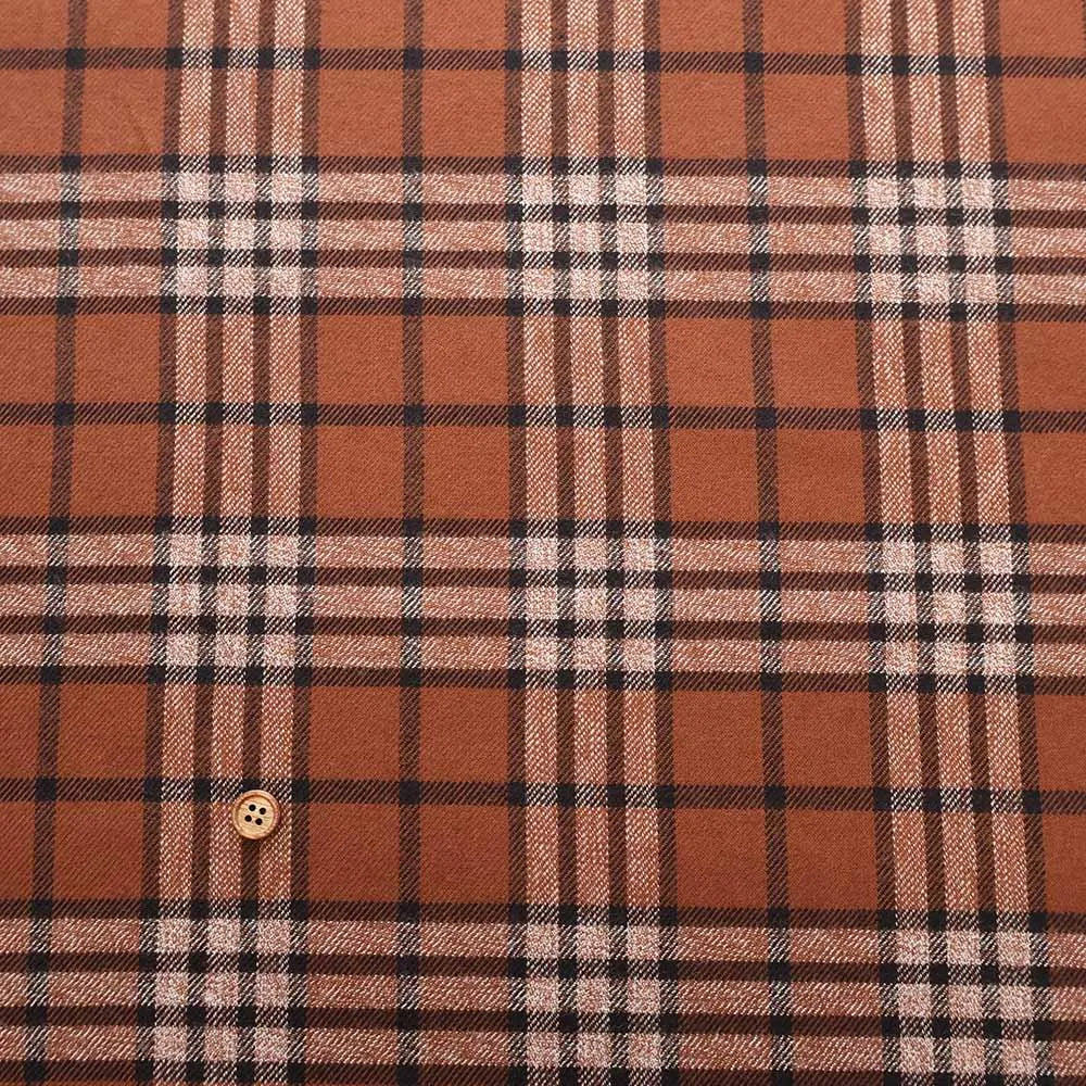 Made in China T/R Tartan Check Fabric - nomura tailor