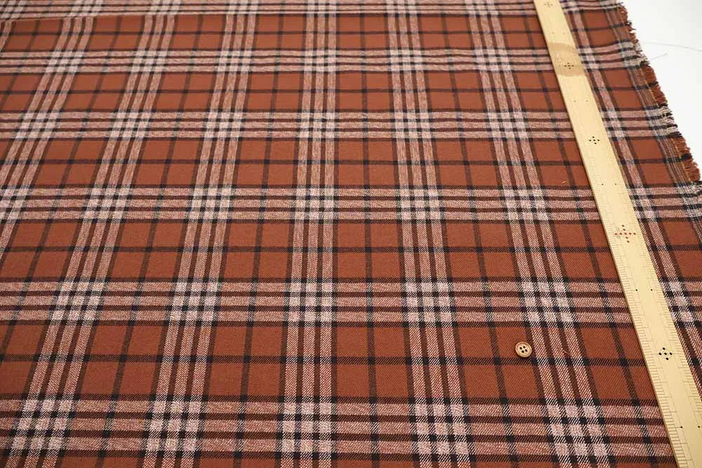 Made in China T/R Tartan Check Fabric - nomura tailor