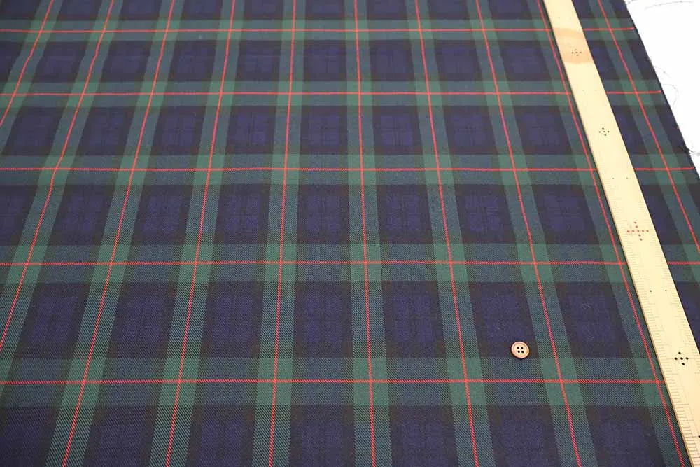 Made in China T/R Tartan Check Fabric - nomura tailor