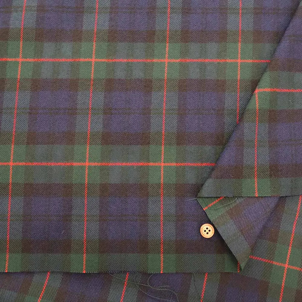 Made in China T/R Tartan Check Fabric - nomura tailor