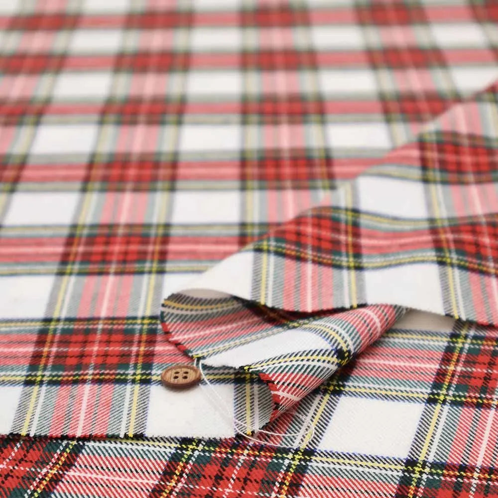 Made in China T/R Tartan Check Fabric - nomura tailor