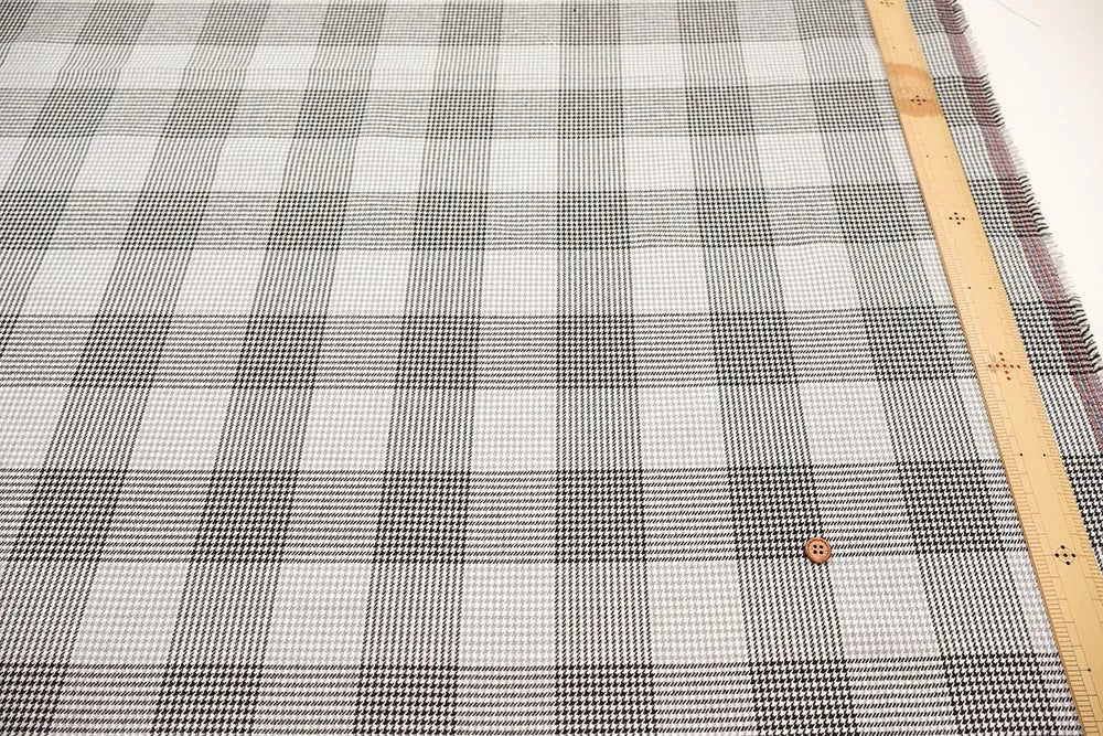 Made in China T/R Tartan Check Fabric - nomura tailor