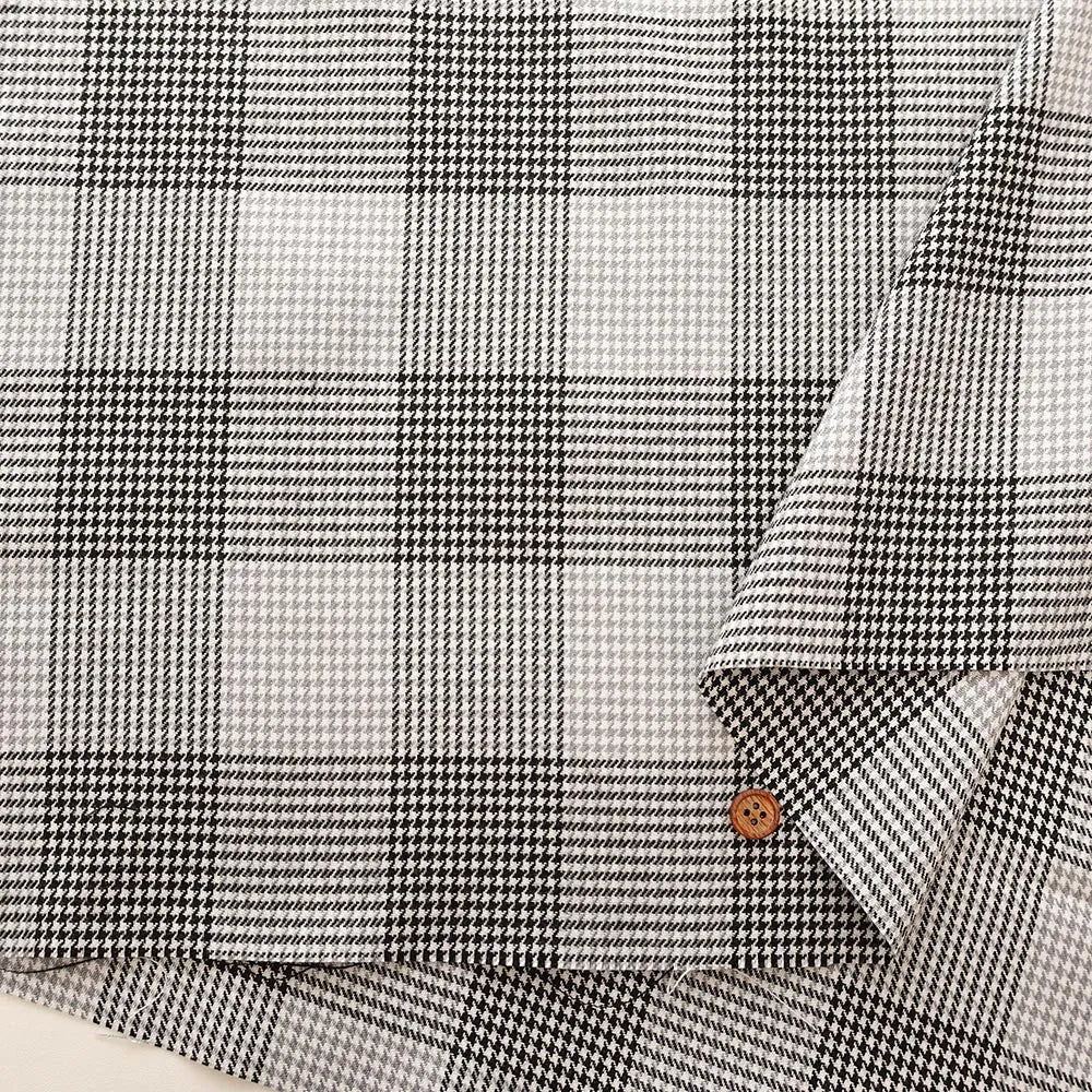 Made in China T/R Tartan Check Fabric - nomura tailor