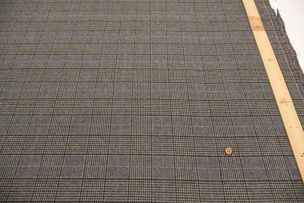 Made in China T/R Tartan Check Fabric - nomura tailor