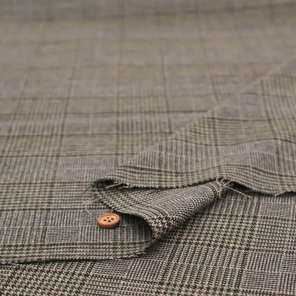 Made in China T/R Tartan Check Fabric - nomura tailor