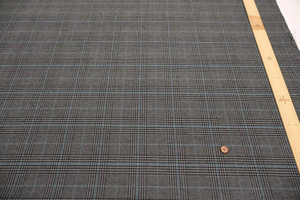 Made in China T/R Tartan Check Fabric - nomura tailor