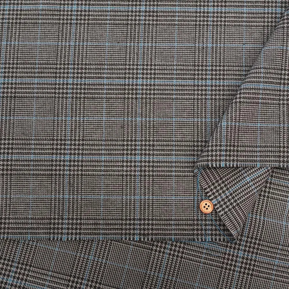 Made in China T/R Tartan Check Fabric - nomura tailor