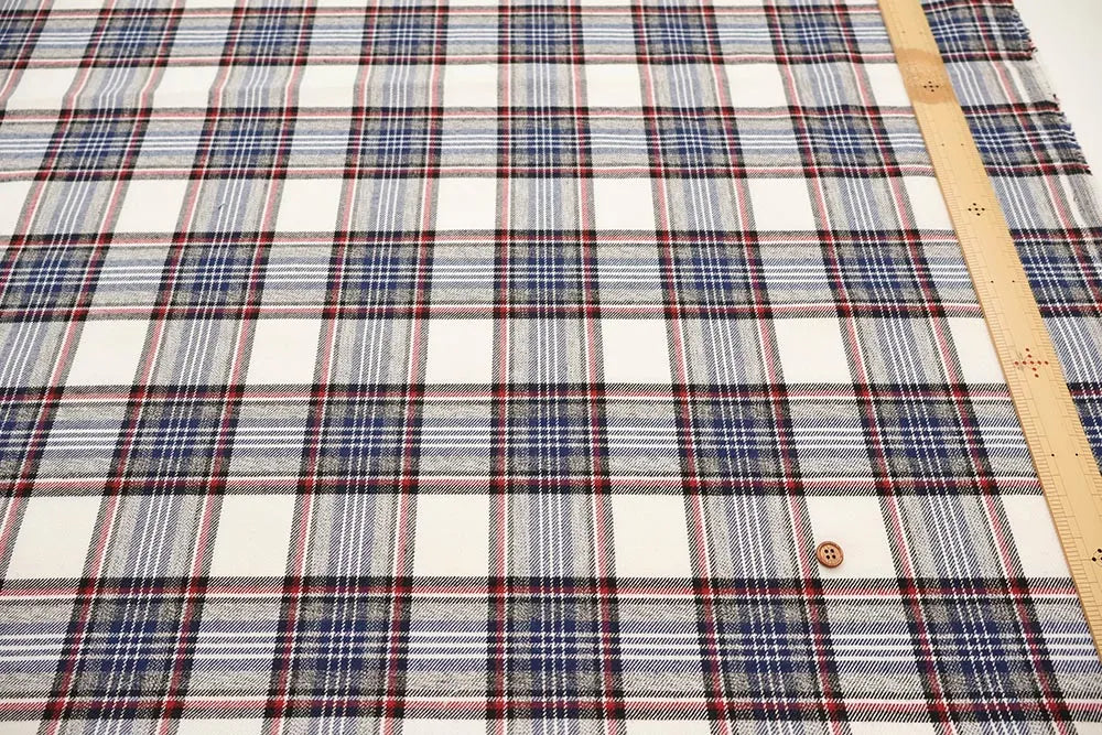 Made in China T/R Tartan Check Fabric - nomura tailor