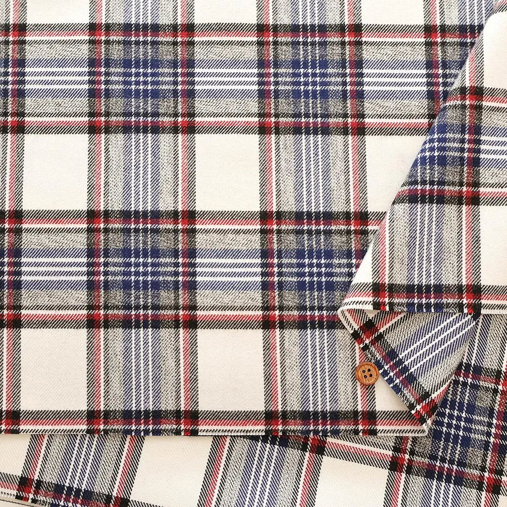 Made in China T/R Tartan Check Fabric - nomura tailor