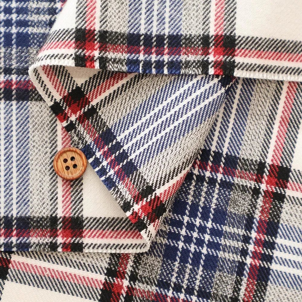Made in China T/R Tartan Check Fabric - nomura tailor