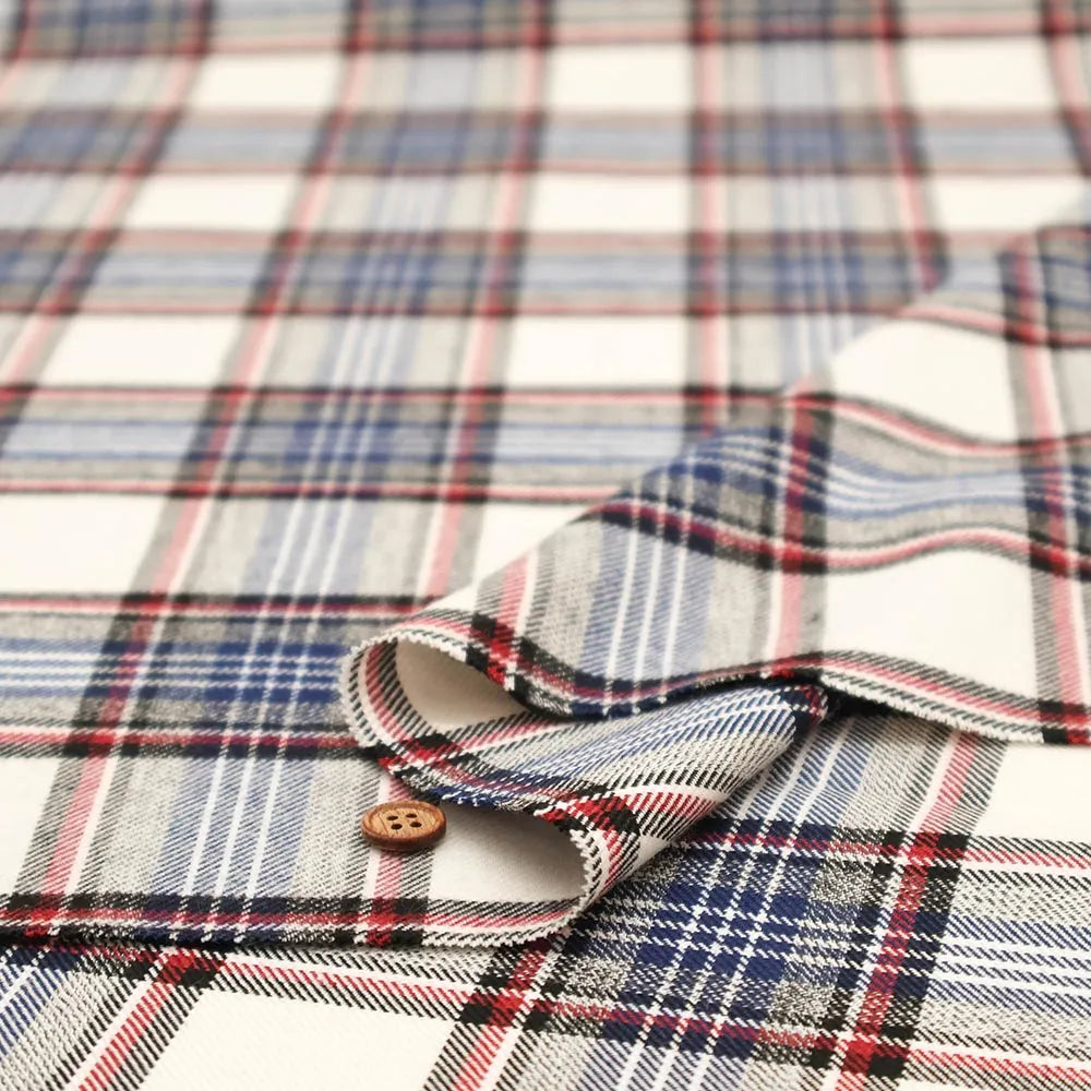 Made in China T/R Tartan Check Fabric - nomura tailor