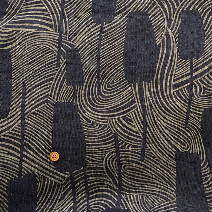 Linen Cross Fabric Flower - nomura tailor