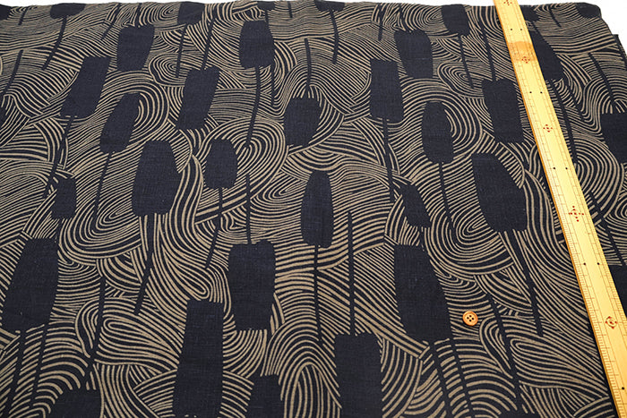 Linen Cross Fabric Flower - nomura tailor