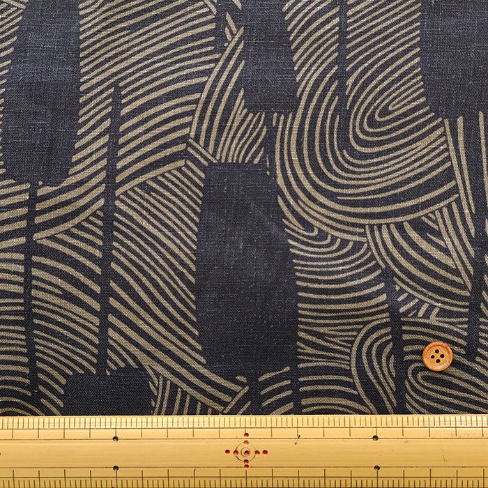 Linen Cross Fabric Flower - nomura tailor