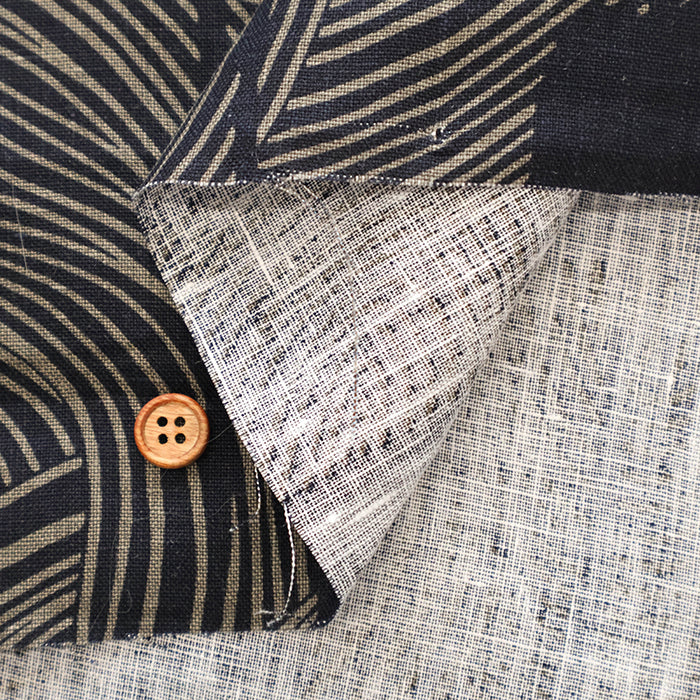 Linen Cross Fabric Flower - nomura tailor