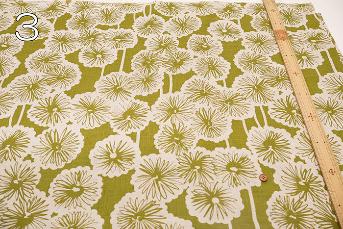 Linen Cloth Fabric - Gerbera - nomura tailor